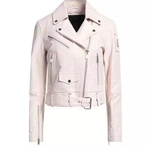 Moose Knuckles Women's Biker Lamb Leather Jackets